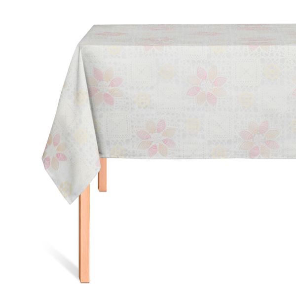 CUBREMESA ENCAJE PVC MIRANDA BEIGE