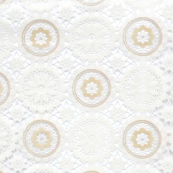 CUBREMESA ENCAJE PVC IRENE CREMA