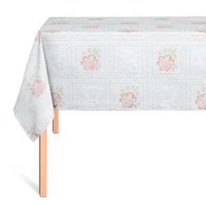 CUBREMESA ENCAJE PVC RITA BLANCO