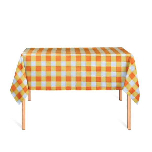 CUBREMESA PVC SARA NARANJA 09