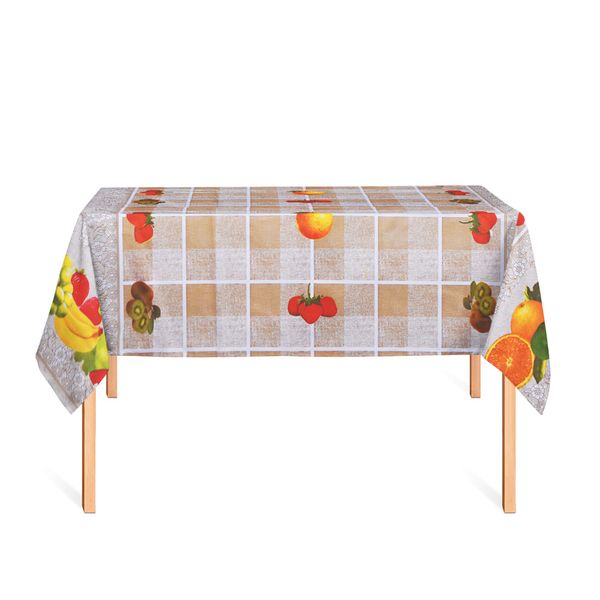 CUBREMESA PVC BRENDA TABACO 78