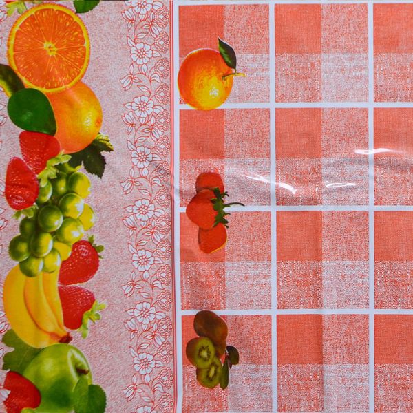 CUBREMESA PVC BRENDA NARANJA 69