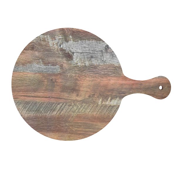 BANDEJA MELAMINA NATURAL 30X42CM MARRON (HME127-003)