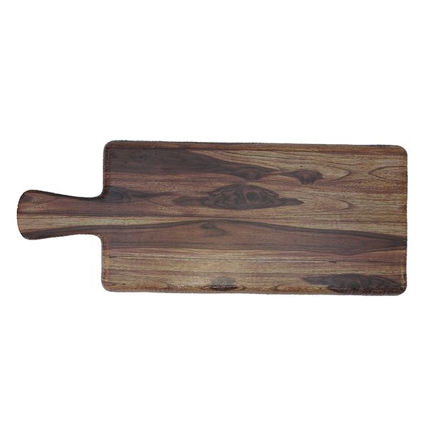 BANDEJA MELAMINA NATURAL 50X19.5CM MARRON (HME127-008)