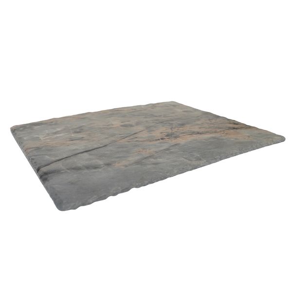 BANDEJA MELAMINA MARMOL 26.5X32.5X1CM GRIS (HME127-055)