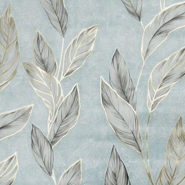 CUBREMESA SHINE HOJAS DEL CIELO AZUL