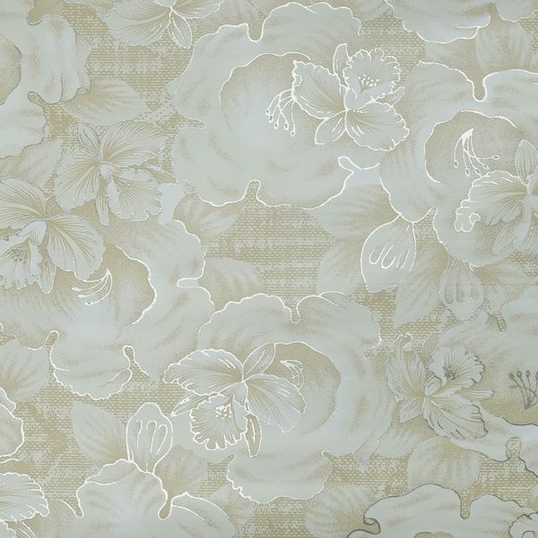 CUBREMESA SHINE ORQUIDEAS CREMA