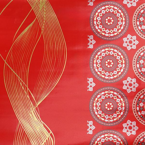 CUBREMESA SHINE MIDAS ROJO