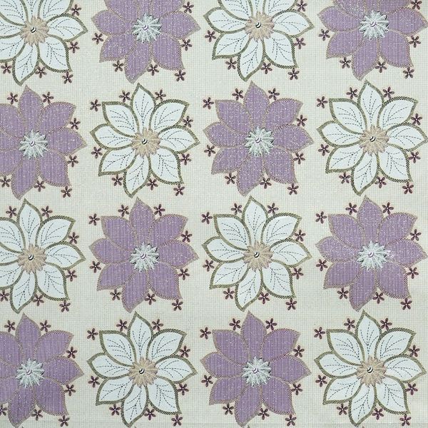 HULE GLITTER FLORAL LILA