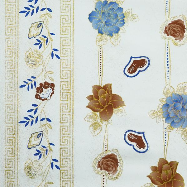 HULE GLITTER ROMANCE CLASICO BLANCO DORADO