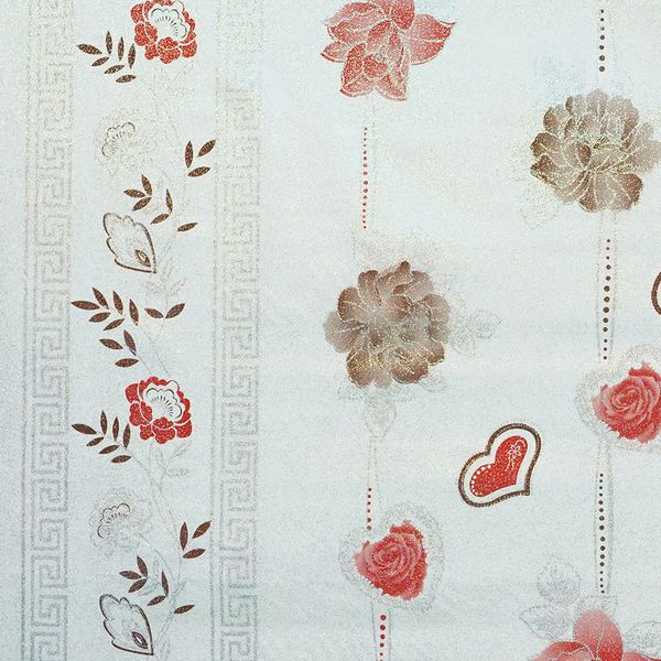 HULE GLITTER ROMANCE CLASICO MARRON PLATEADO