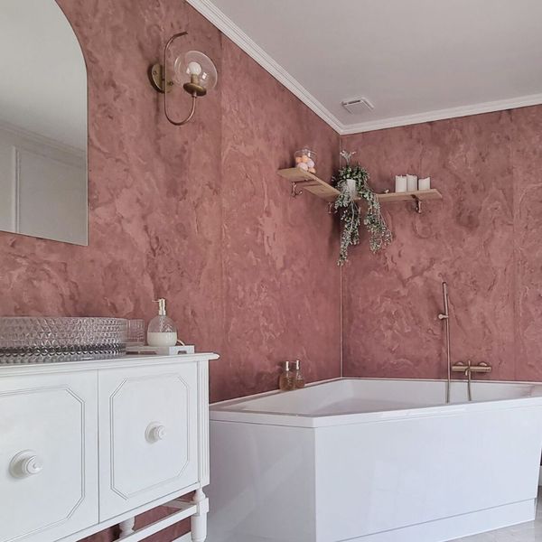 PANEL DE PIEDRA FLEXIBLE 1.22X0.61 MTS TERRA RED