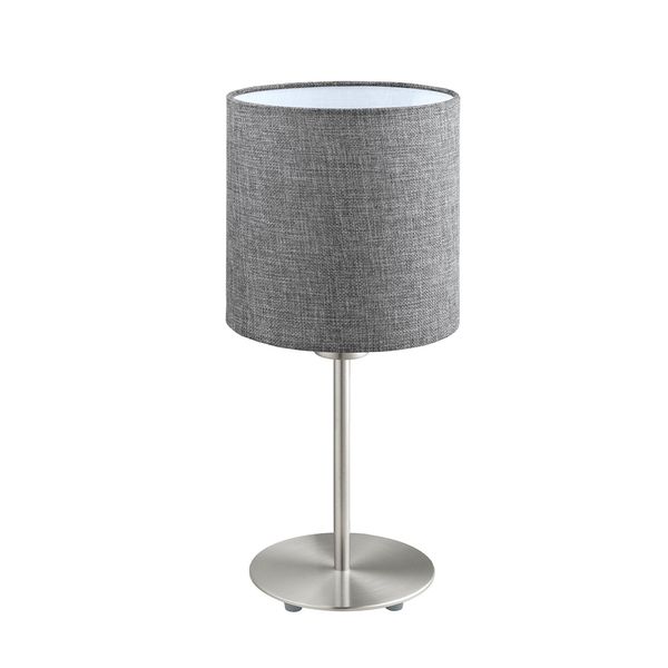 EGLO LAMPARA DE MESA PASTERI GRIS