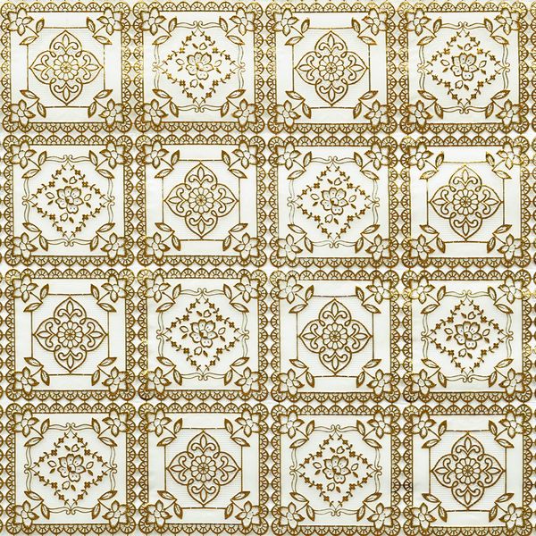 CUBREMESA ENCAJE LUMYX VIVIANA GOLD