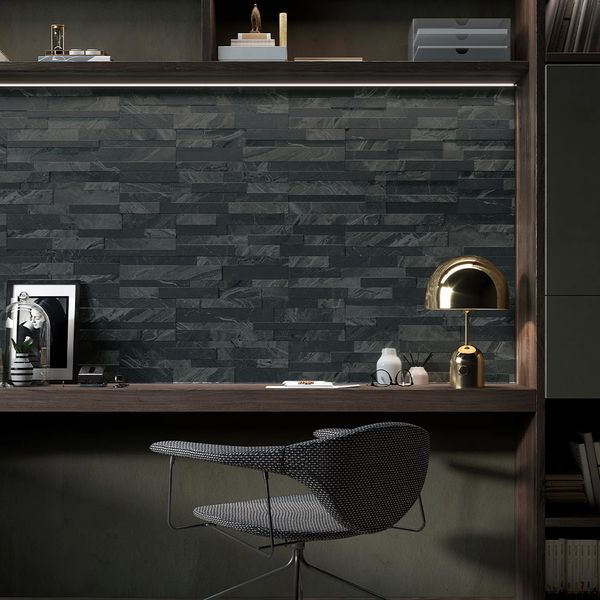 Baldosas De Piedra 3D Autoadhesivas 0.59X0.15 Mts Mangolian (Caja 11 Unid)