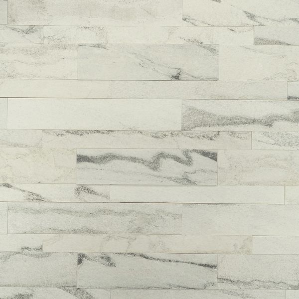 Baldosas De Piedra 3D Autoadhesivas 0.59X0.15 Mts Pearl White (Caja 11 Unid)