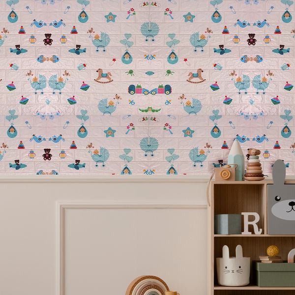 PAPEL TAPIZ 3D GAEL 77X70X0.5 CM MULTICOLOR