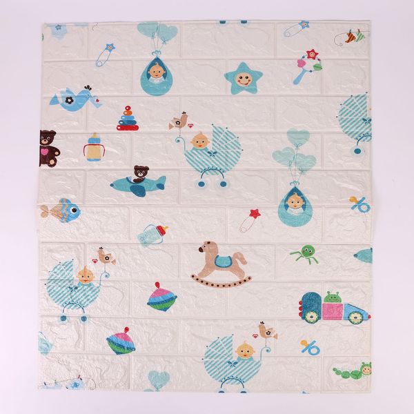 PAPEL TAPIZ 3D GAEL 77X70X0.5 CM MULTICOLOR