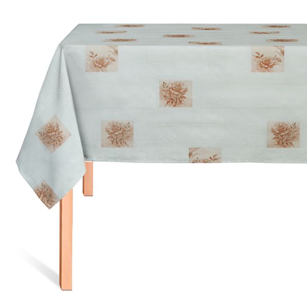 CUBREMESA ENCAJE PVC ROSA VINTAGE