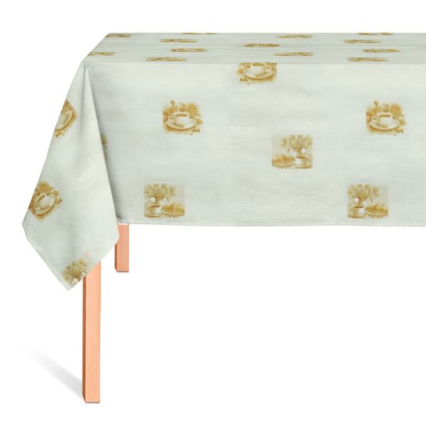 CUBREMESA ENCAJE PVC CLASICO CAFETERO