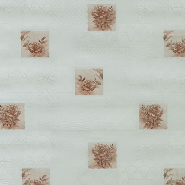 CUBREMESA ENCAJE PVC ROSA VINTAGE