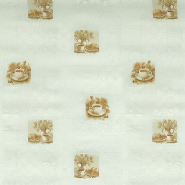 CUBREMESA ENCAJE PVC CLASICO CAFETERO