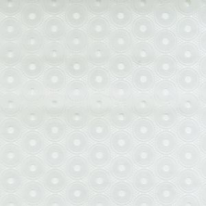 CUBREMESA ENCAJE PVC AROS BLANCO