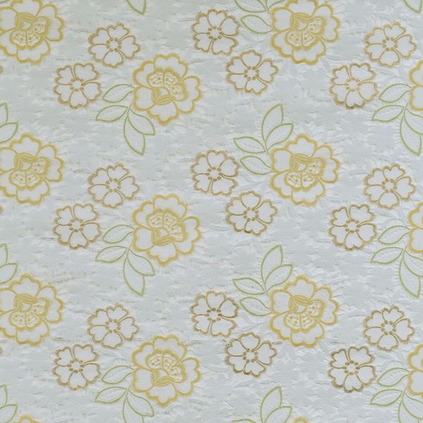 CUBREMESA ENCAJE PVC MARGARITA AMARILLO