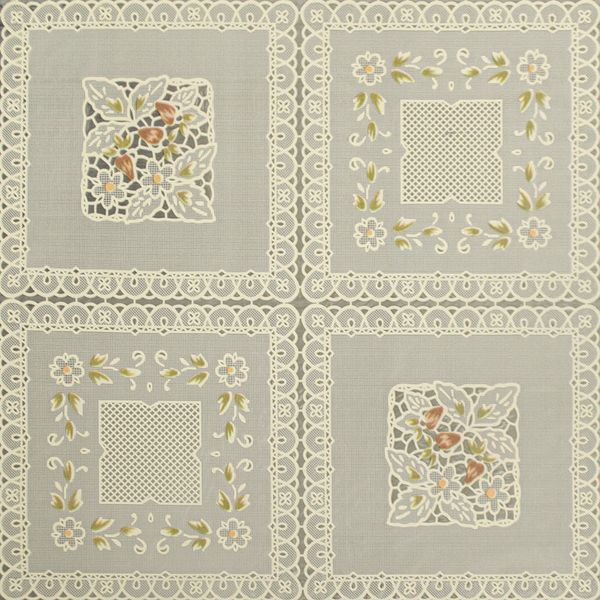 CUBREMESA ENCAJE PVC LAURA