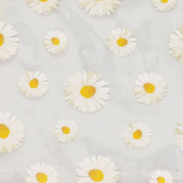 CUBREMESA TRANSP PVC MARGARITA BLANCO