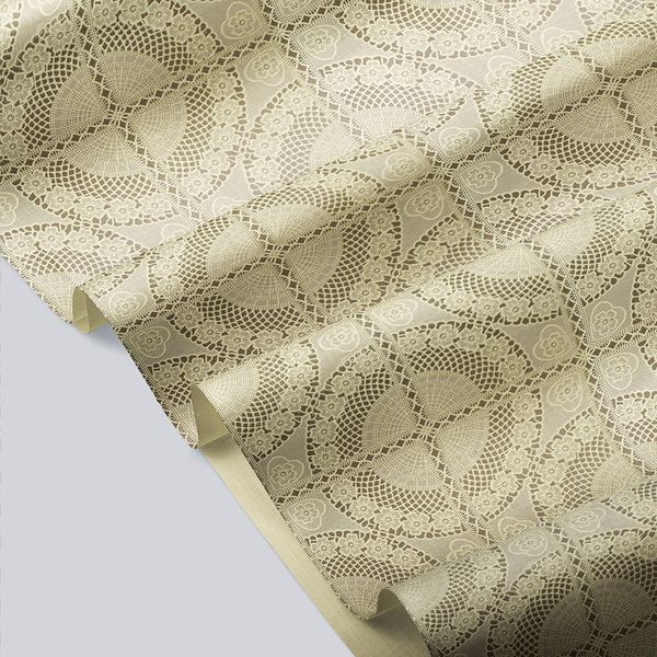 CUBREMESA ENCAJE YW LAURA CREMA