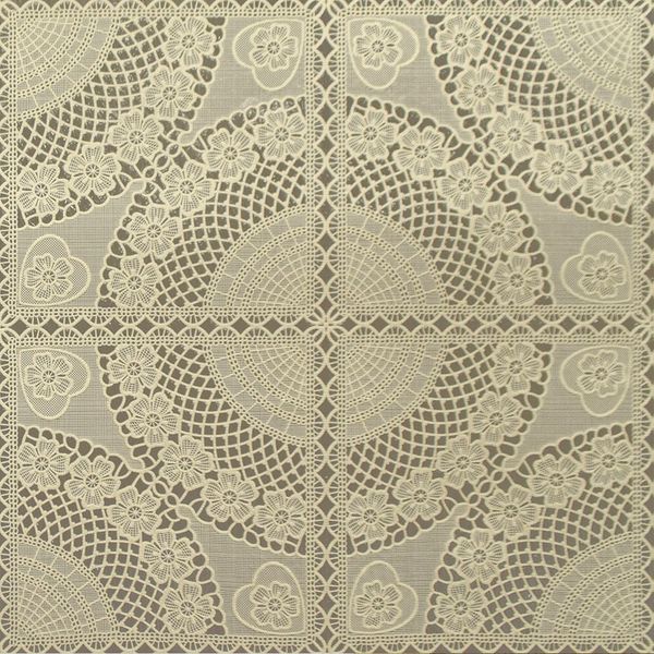 CUBREMESA ENCAJE YW LAURA CREMA