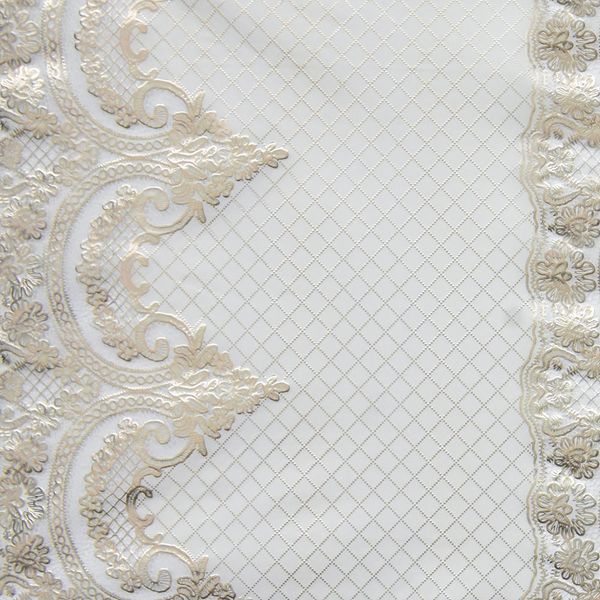 CUBREMESA ENCAJE PVC OLGA PLATA