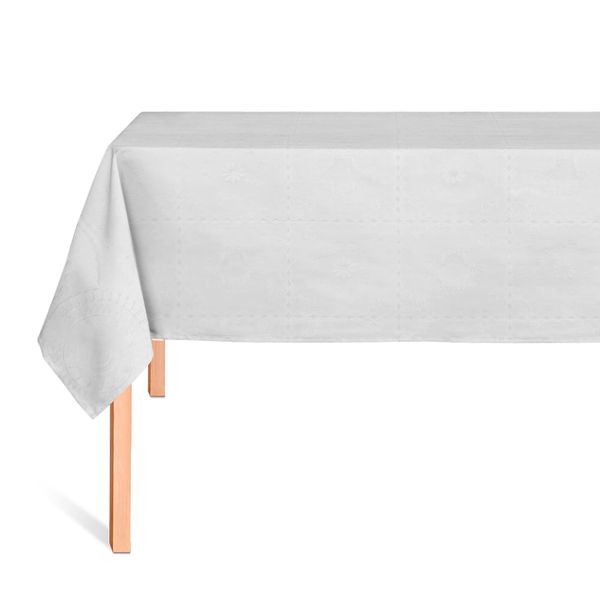 CUBREMESA TRANSP PVC JULIETA BLANCO