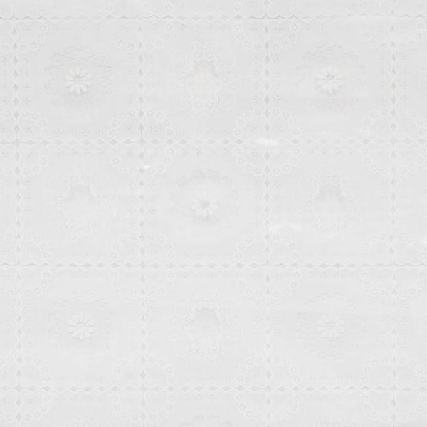 CUBREMESA TRANSP PVC JULIETA BLANCO