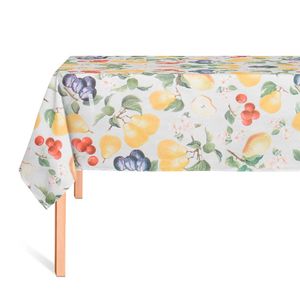 CUBREMESA VINIL FRUTIX BEIGE