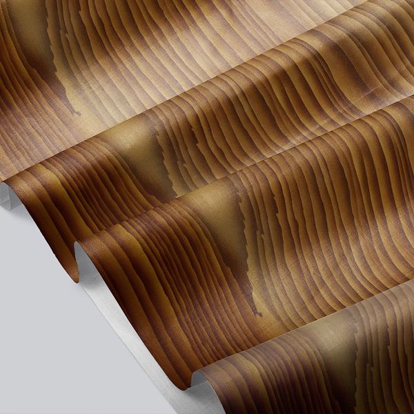 CUBREMESA PVC MADERA BRILLOSO MARRON OSCURO 36