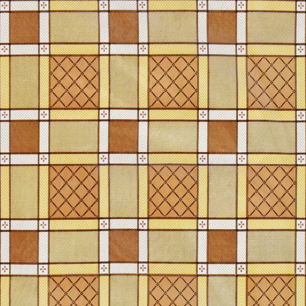 CUBREMESA PVC ESCOCES MARRON 18