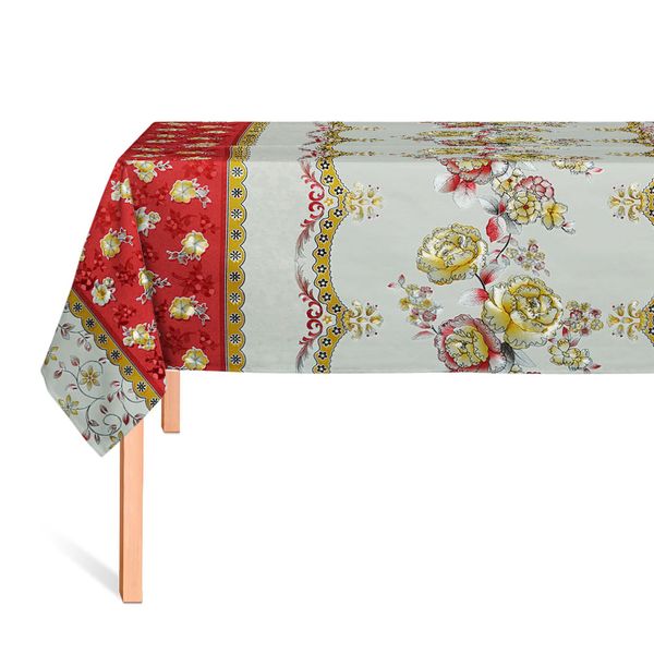 HULE SATIN SABINE FLORES DORADAS
