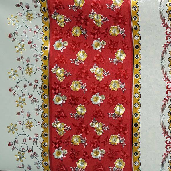 HULE SATIN SABINE FLORES DORADAS