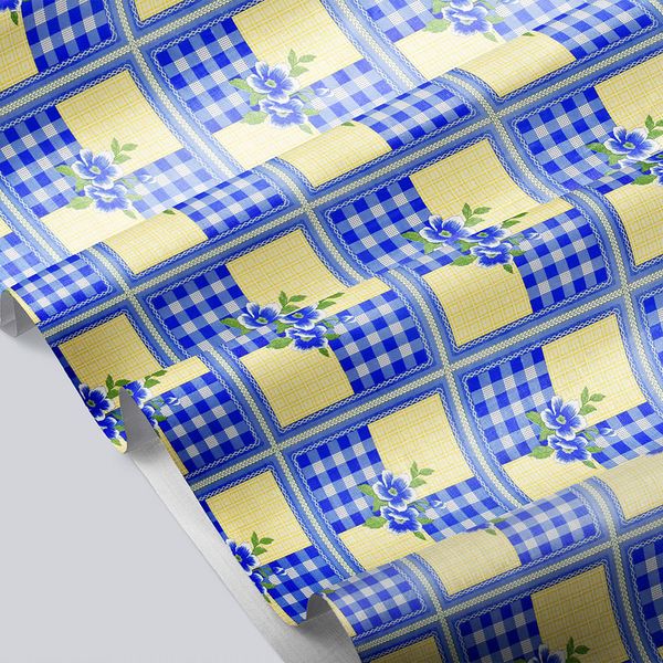 CUBREMESA PVC MARGOT AZUL 13