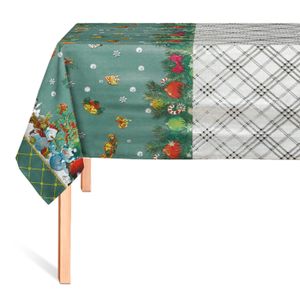 HULE SATIN TRADICION NAVIDEÑA VERDE