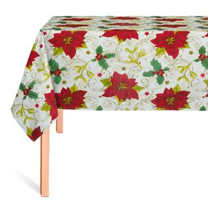CUBREMESA PLAIN PVC FLOR DE NOCHEBUENA