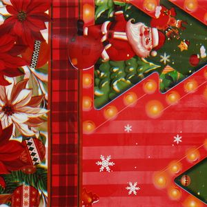 CUBREMESA PLAIN PVC NAVIDAD ILUMINADA