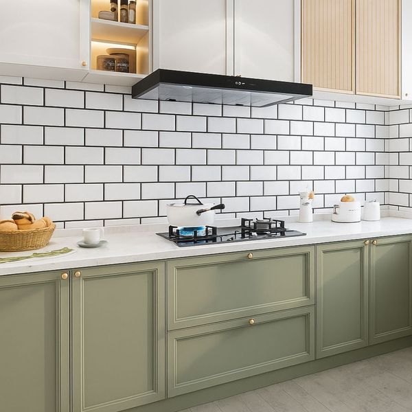 Papel Tapiz 3D Baldosas Ladrillo 60X30 Cm Blanco (Bolsa 10 Unid)