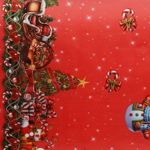 Cubremesa Plain Pvc Celebracion Rojo