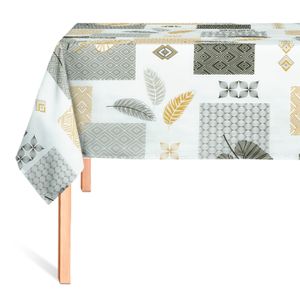 Cubremesa Plain Pvc Hojas Modernas