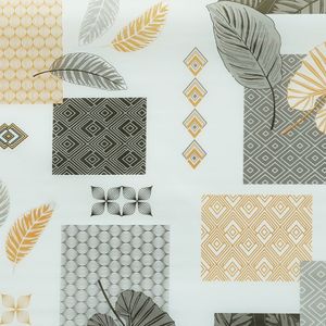 Cubremesa Plain Pvc Hojas Modernas
