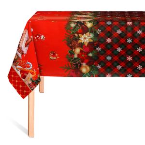 Cubremesa Plain Pvc Encanto De Jengibre Rojo