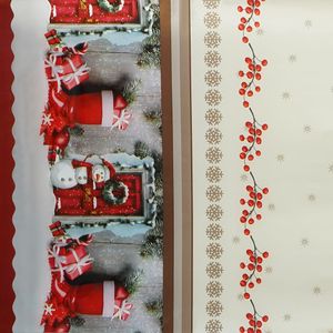 Cubremesa Plain Pvc Villancico De Invierno